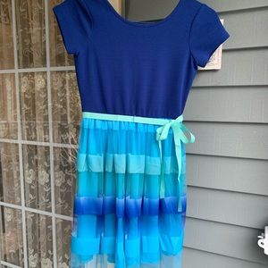 Girls blue dress
